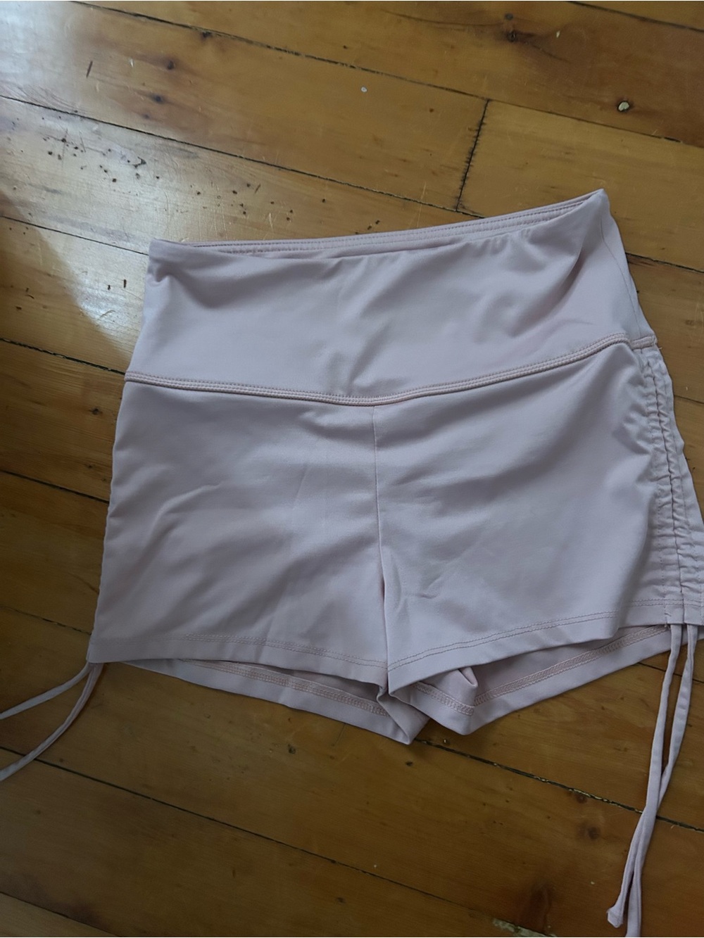 Forever 21 pink shorts medium tight tie sides